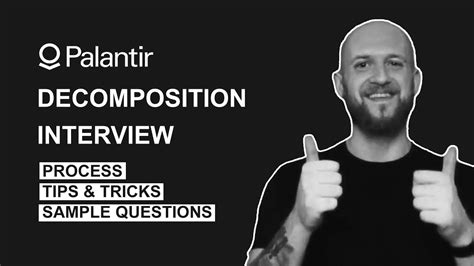 ago [removed] [deleted] • 6 yr. . Palantir decomp interview questions
